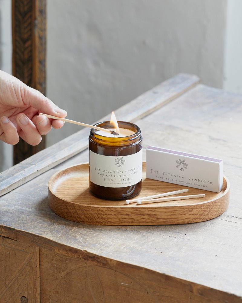 Botanical candle | first light The Botanical Candle Co 