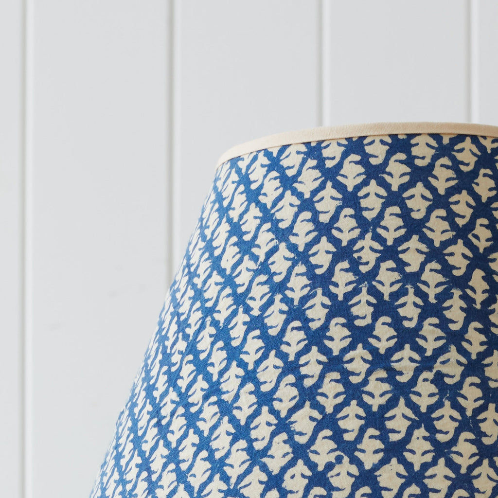 Cotton lampshade | Hook blue Object Story 