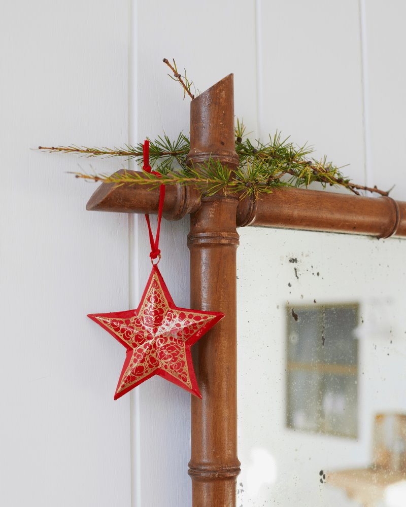 Hand-painted Christmas star Object Story 