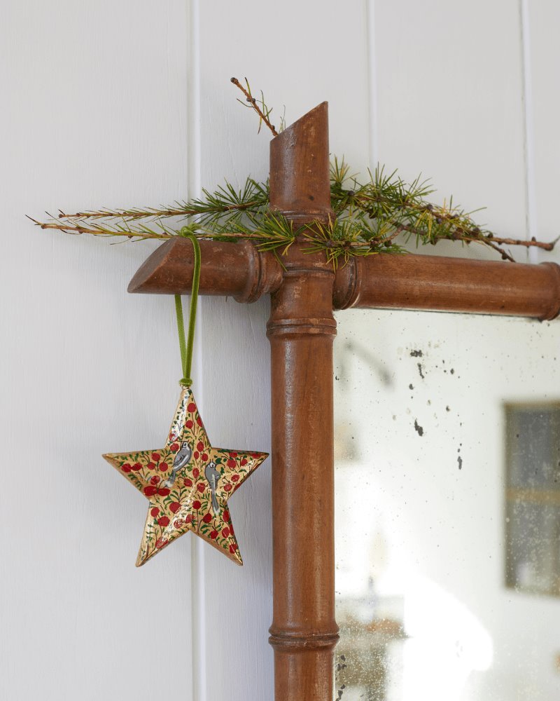 Hand-painted Christmas star Object Story 