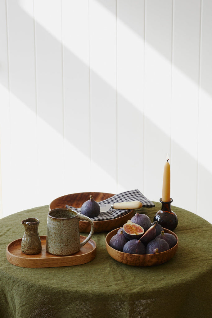 Stubby beeswax candles Moorlands 