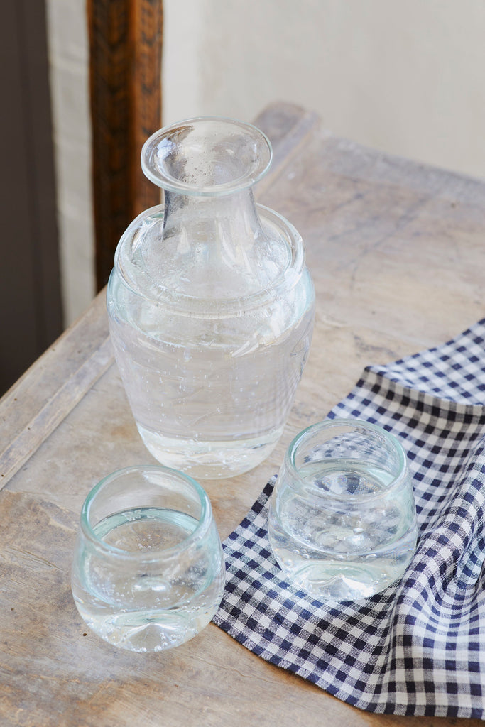 Parisian hand-blown glass jug La Soufflerie 