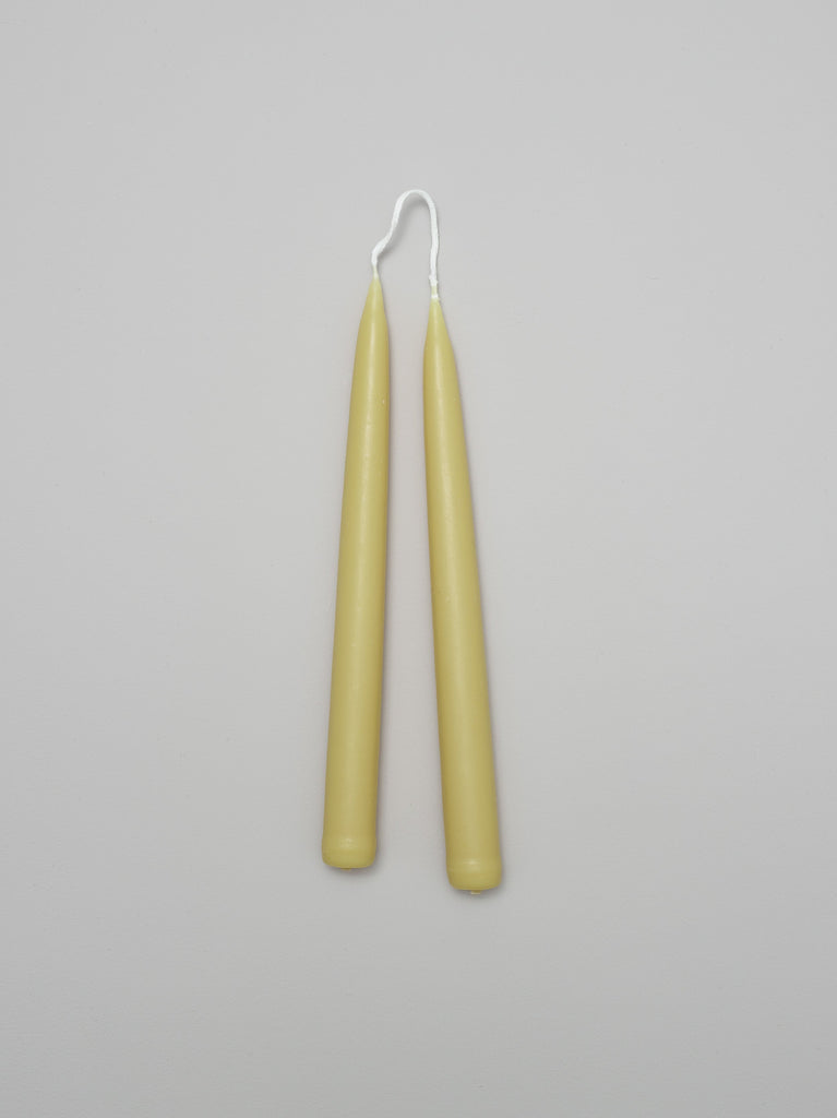 Tapered dinner hand-dipped beeswax candles