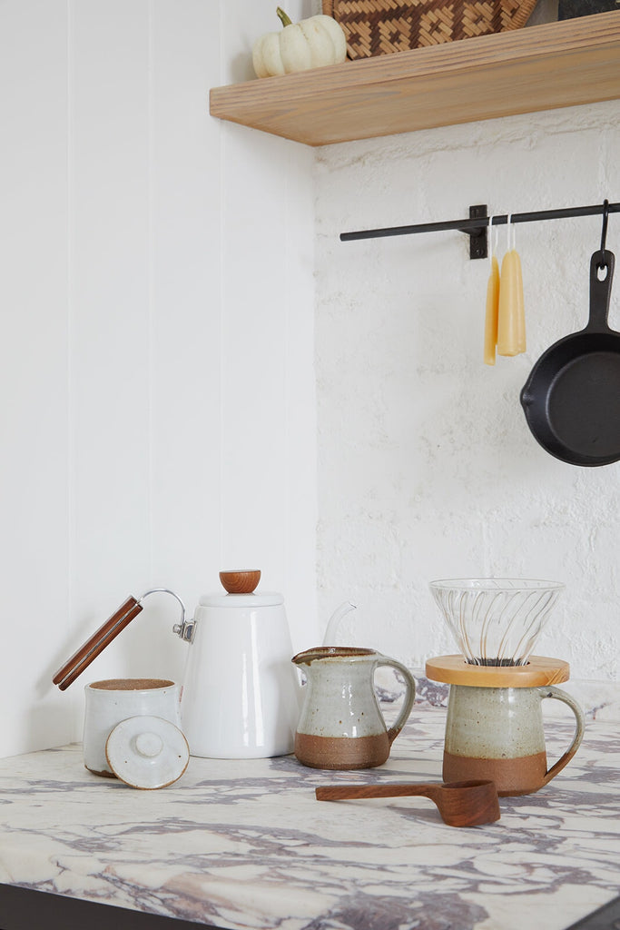 Hand-thrown jug | dolomite Leach Pottery 