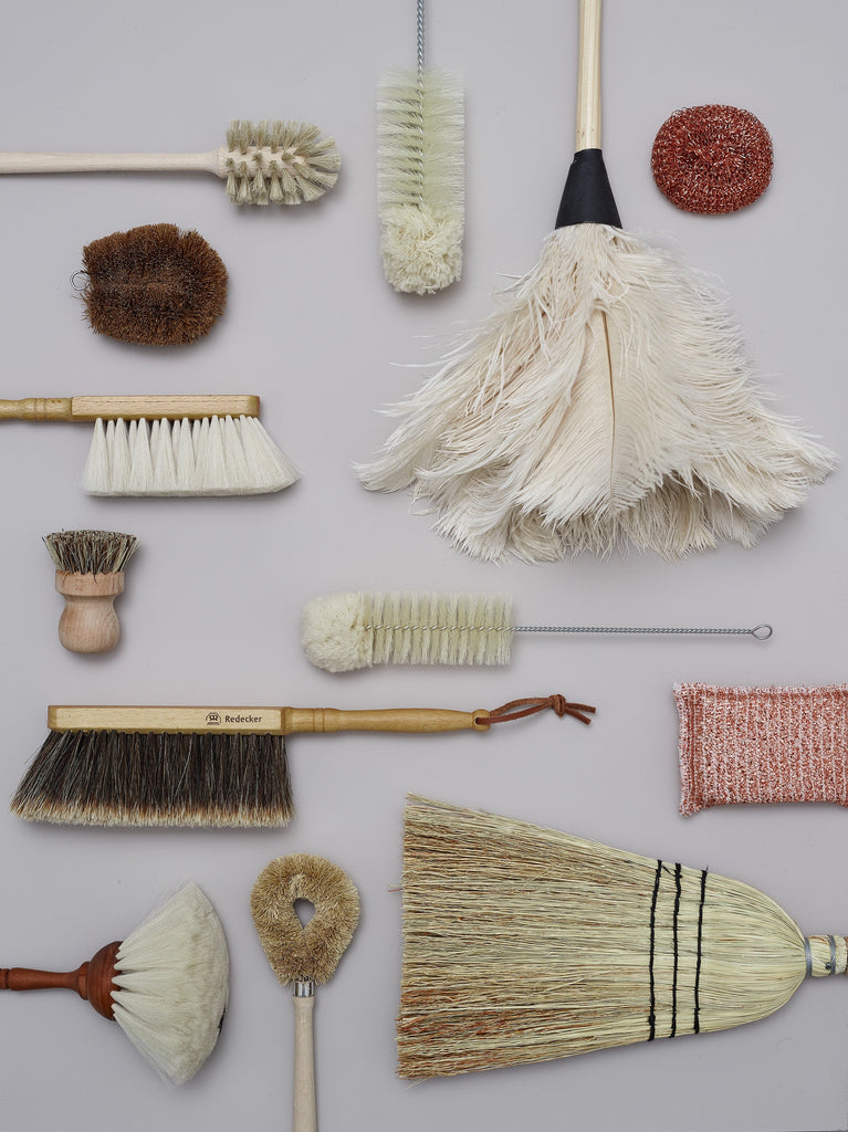 Sustainable eco and beautifully simple kitchen cleaning utensils