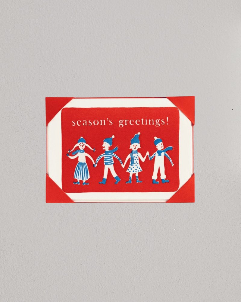Letterpress Christmas cards | pack of 5 Archivist 