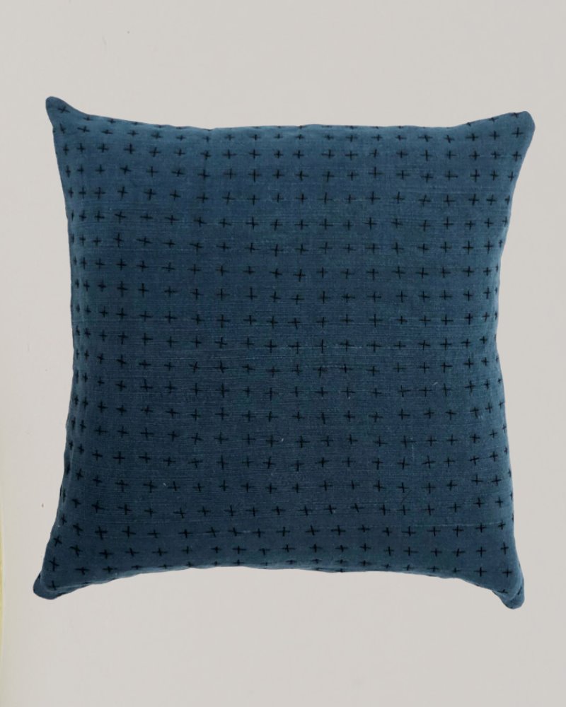 Hand-stitched cushion | Indigo & white Home & Garden . 