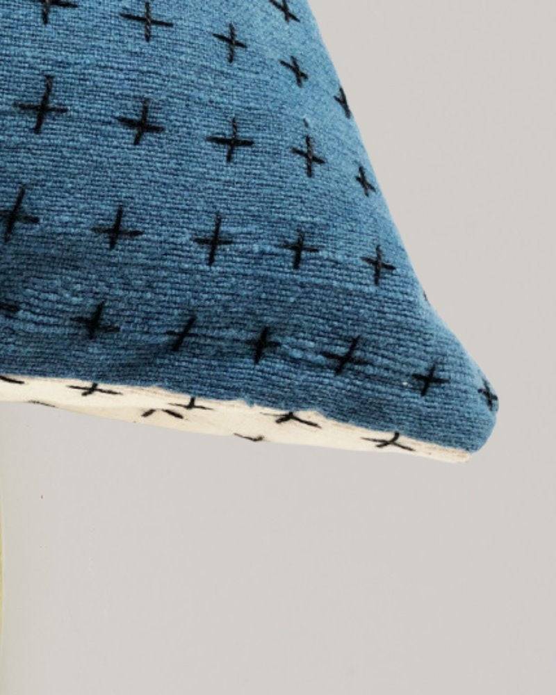 Hand-stitched cushion | Indigo & white Home & Garden . 