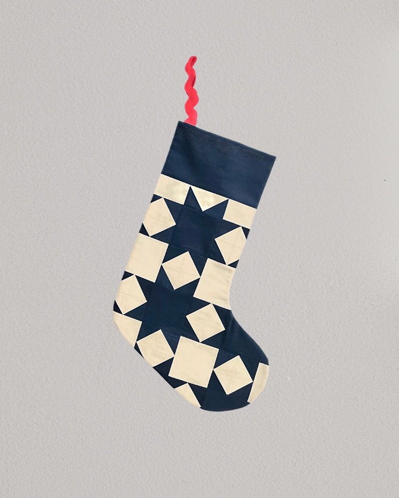 PRE-ORDER | Christmas patchwork stocking kit | astrid Kate Owen 