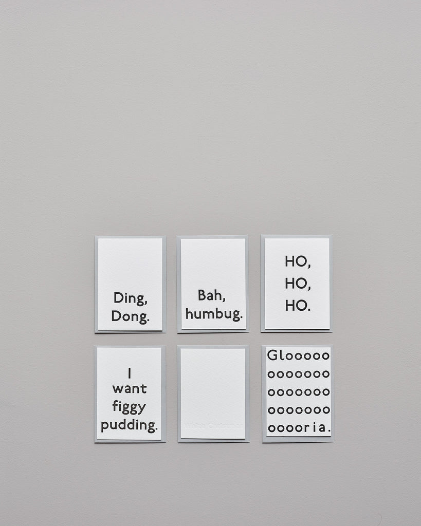 Mabel & Co hand pressed letterpress Christmas cards
