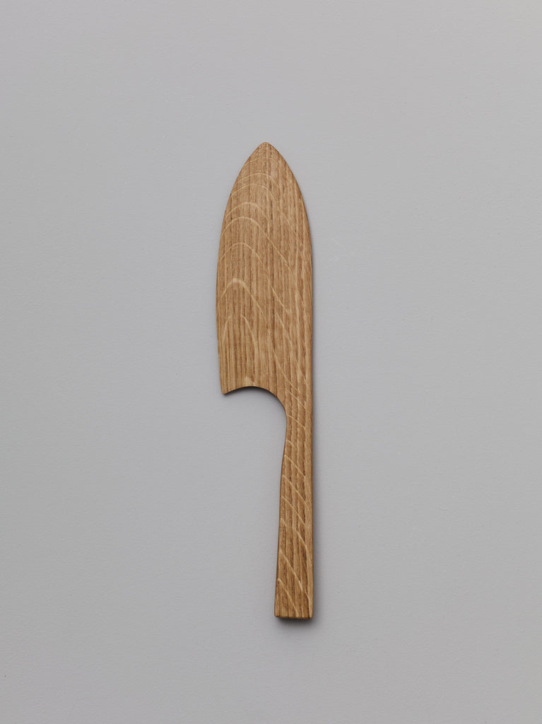 selwyn house handmade wooden oak cake knife