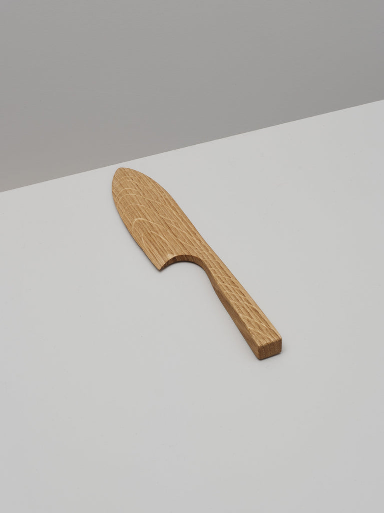 selwyn house handmade wooden oak cake knife