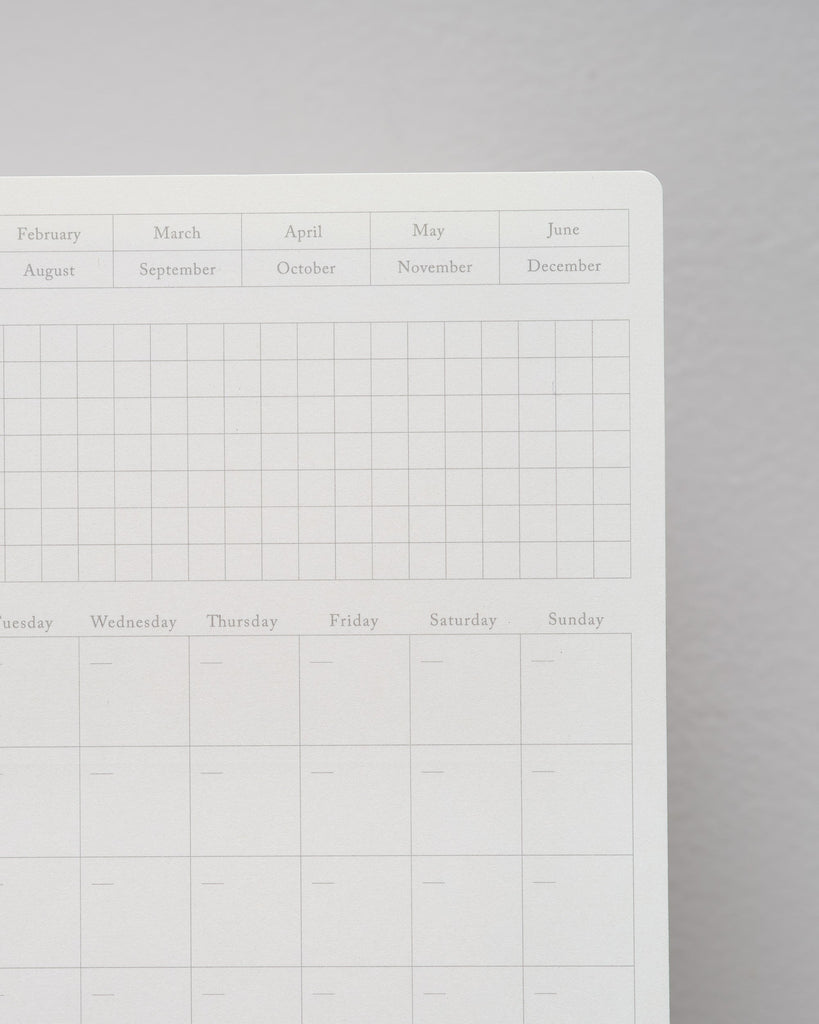 Removable monthly calendar Stalogy 