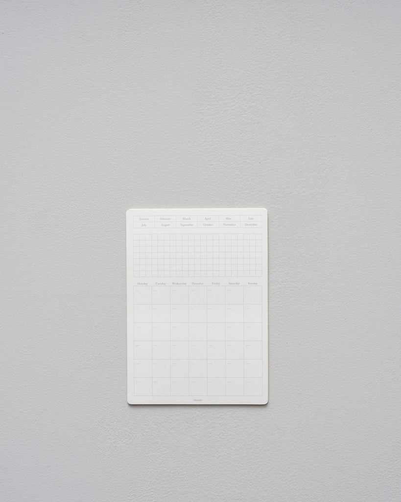 Removable monthly calendar Stalogy medium white 