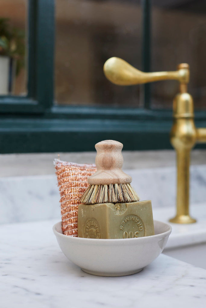 Wooden pot brush | hard bristles Redecker 